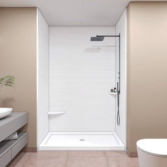 Horizontal Linerar Essence HLV TEXTURED MATTE FINISH Shower Panels