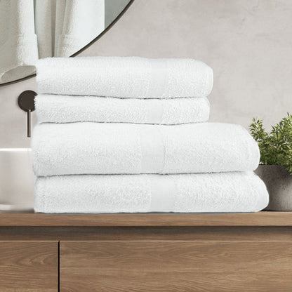 Silver Towel Collection Cotton-Blend Bath Towels – 22x44 Inches, Bulk Bale of 10 Dozen (120 towels)